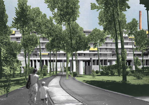 Papieriareal, Biberist, Solothurn, Studienauftrag, raumbureau, Holzer Kobler, pool 4562 BiberistPapieriareal, Biberist, Solothurn, Studienauftrag, raumbureau, Holzer Kobler, pool