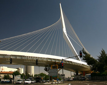 Calatrava-Brcke in Jerusalem eingeweiht