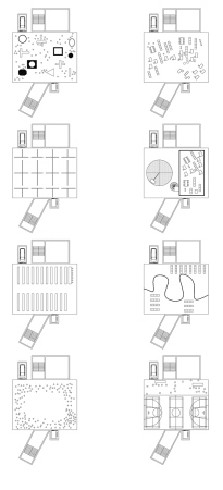 Bruthers Entwrfe fr Paris und Caen