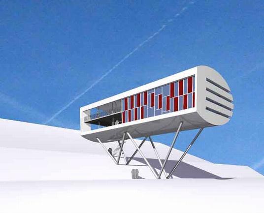 Berlin-Londoner Architekten bauen Skischanze