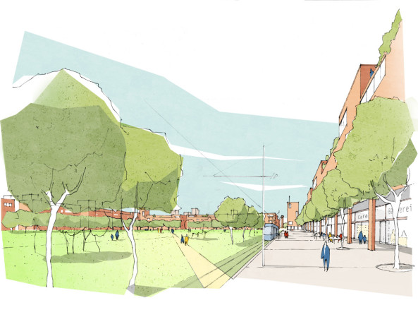 Wettbewerb Bayernkaserne, M�nchen, Freimann, Dudler, Hilmer Sattler Albrecht, Konversion