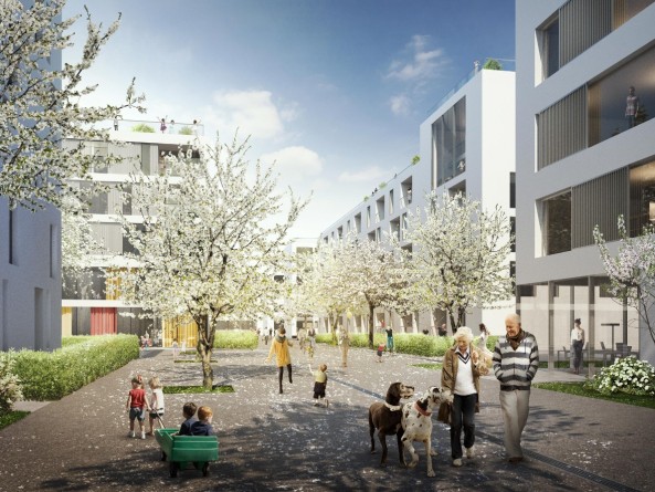 Wettbewerb Bayernkaserne, Mnchen, Freimann, Dudler, Hilmer Sattler Albrecht, Konversion