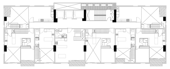 GLR arquitectos, Gilberto L. Rodrguez, Magma Towers, Monterrey, Nuevo Len, Mxico, Mexiko Stadt, Fassade, Monolith, Wohnungsbau, gemischte Nutzung, Wohnturm, Dachgarten, Fitnessstudio, Pool, Loft, penthouse, Penthaus, Balkon