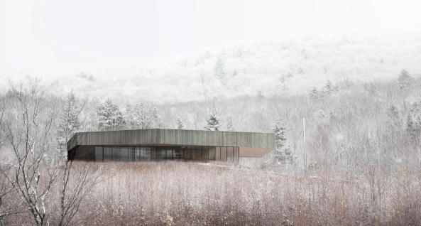 Residence Roy-Lawrence, Chevalier Morales Architectes, Sutton, Quebec, Kanada, Einfamilienhaus, Schweizer Chalet, Holzbau, residence, Canada, timber, mountains
