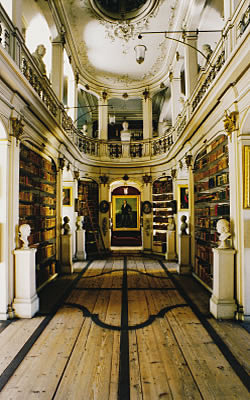 Brand in Rokoko-Bibliothek in Weimar