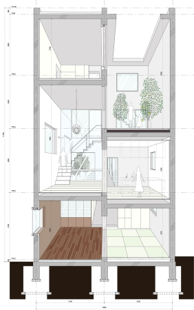 K2YT (Keisuke Koile + Takuichiro Yamamoto), House-K, Tokio, Japan, Einfamilienhaus, Beton, Tokyo, concrete, one family housing
