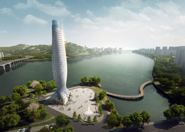 Doumen, Zhuhai, RMJM, China, Aussichtsturm, Wettbewerb, observation tower, competition