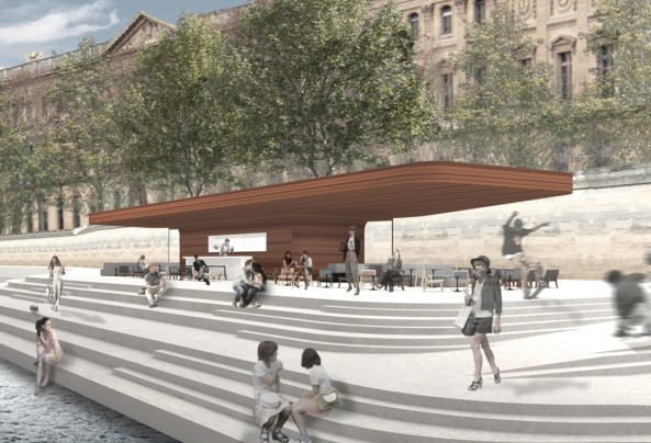 Pedro Manuel Ara�jo, Michael Oliveira,Tomas Ghisellini, Andrea Andreotti, Nicola Cataldo, joon Bom Shim, Frank Dittel, Andreas Bl�dow, Vera K�lblin, Belinda Pradella, Szymon Nowakowski, Jedrzej Pawlaczyk, Dorota Piechocinska, Alan Lau, Sand Helsel, Vivian Johnny, Kwang Min Lee, Jae Hyun Kim, Hyung Gyu Kim, Kenny Kim, Luiz Eduardo Lupatini, Hideaki Nishimura, Oliwia Stachowska, Anna Sokalska, Champagnerbar, Paris, Pont des Arts, Br�cke, Wettbewerb, Studentenwettbewerb, Pavillon, Glaskasten, Pariscope, Architectural Competition, Concours d'Architecture, Studenten, Architekturwettbewerb, Ideenwettbewerb, Alkohol, Cocktails, Dekadenz, River Champagne Bar, France, Frankreich, Seine, AC-CA