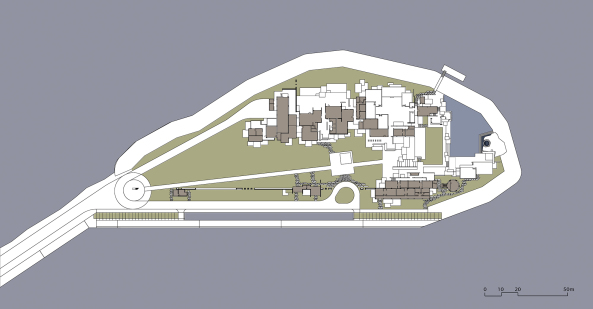 Emre Arolat Architects, T�rkei, Bodrum, Yalikavak Palmarina, Yachthafen, Insel, Wohnungsbau, Hafen, Lokalcholorit, Kalkstein, travertin, turkey, housing, marina, Einkaufszentrum, shopping center, Glas