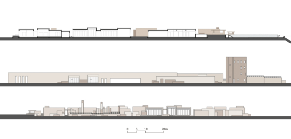 Emre Arolat Architects, T�rkei, Bodrum, Yalikavak Palmarina, Yachthafen, Insel, Wohnungsbau, Hafen, Lokalcholorit, Kalkstein, travertin, turkey, housing, marina, Einkaufszentrum, shopping center, Glas