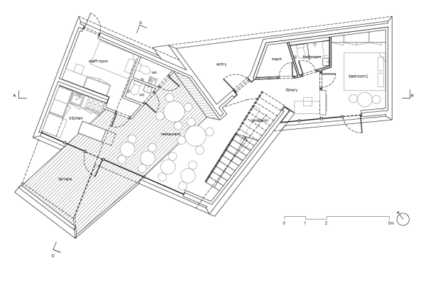 Kyungsub Shin; Atelier Chang; Knot House; Vacation homes; Residential; Resort; Architecture; Soohyun Chang; Federica Russo; Ryan Day; Hyunwoo Chung; Cliff; Sea; Ocean; Geoje Island; South Korea; Sdkorea; Goeje-Insel; Knotenhuschen; Knoten; gefaltet; Aussicht; Infinity Pool