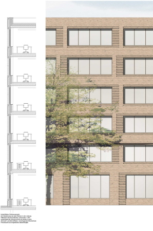 Hannover, Wettbewerb, Podbielskistr., Mller Reimann, Ziegelfassade, Bro, Wohnen, competition, office, housing, brick facade