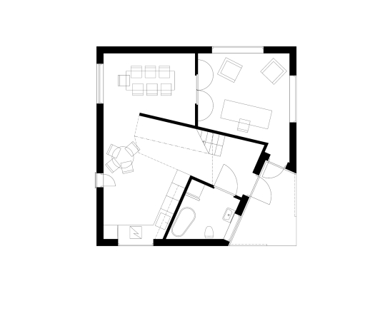 Petersns vg 40, 127 41 Skrholmen, Schweden, Minihaus, Billighaus, Wellblech, Meer, Aussicht, Einfamilienhaus, Ferienhaus, Holz, Beton, Blech, Skansholmen 13, Tommy Carlsson, 2014, Neubau, Fertighaus, Prototyp, Panoramafenster, Ausblick, Ecke, happy cheap,