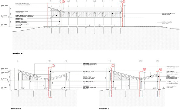 Lakeside Pavilion, Australian Botanic Garden, Sydney, Kennedy Associates Architects