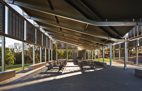 Lakeside Pavilion, Australian Botanic Garden, Sydney, Kennedy Associates Architects