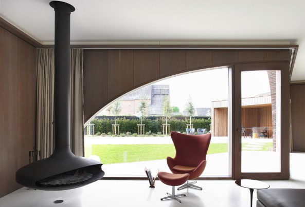 Villa Moerkensheide, De Pinte, Belgien, Dieter de Vos Architecten, Ziegel, brick facade, Belgium