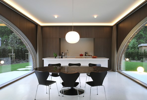 Villa Moerkensheide, De Pinte, Belgien, Dieter de Vos Architecten, Ziegel, brick facade, Belgium