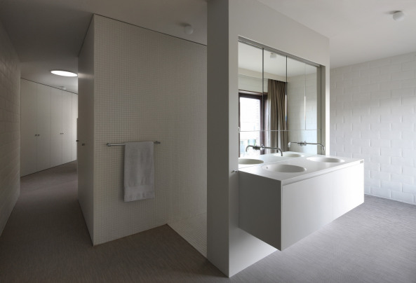 Villa Moerkensheide, De Pinte, Belgien, Dieter de Vos Architecten, Ziegel, brick facade, Belgium