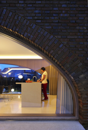 Villa Moerkensheide, De Pinte, Belgien, Dieter de Vos Architecten, Ziegel, brick facade, Belgium