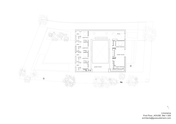 Villa Los Limoneros, Marbella, Villa ber einem Garten, gus wstemann architects zrich barcelona, Andalusien, white villa over a garden, Spain, Andalusia