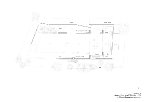 Villa Los Limoneros, Marbella, Villa ber einem Garten, gus wstemann architects zrich barcelona, Andalusien, white villa over a garden, Spain, Andalusia