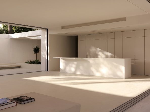 Villa Los Limoneros, Marbella, Villa ber einem Garten, gus wstemann architects zrich barcelona, Andalusien, white villa over a garden, Spain, Andalusia