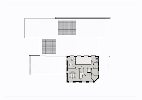 Mediathek Andree Chedid, Tourcoing, Frankreich, France, mediatheque, D'Houndt + Bajart architectes, angebissene Ecke, bitten edge