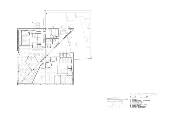 Caixaforum, Expo Zaragoza, Saragossa, Kulturzentrum, Monolith, Monument, Stadtkrone, Estudio Carme Pinos, Museum, Auditorium, Ricardo Santonja, Calle Jos Anselmo Clave, Konzert, Forum, Zentrum, Tarnfarbe, Museum, Kunst, Social Centre, camouflage, music