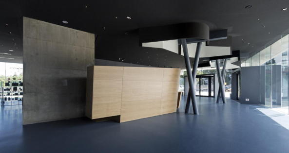 Caixaforum, Expo Zaragoza, Saragossa, Kulturzentrum, Monolith, Monument, Stadtkrone, Estudio Carme Pinos, Museum, Auditorium, Ricardo Santonja, Calle Jos Anselmo Clave, Konzert, Forum, Zentrum, Tarnfarbe, Museum, Kunst, Social Centre, camouflage, music