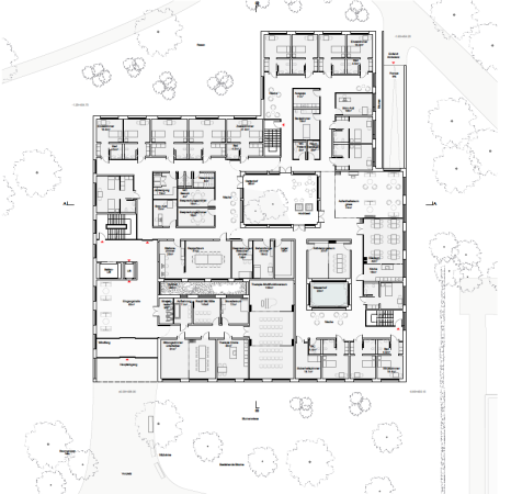 Wettbewerb, St. Urban, Alterspsychiatrie, Schweiz,  Ewa Misiewicz, Blazej Janik,  Proplaning Architekten, Aeschlimann Hasler Partner Architekten,  Oliv Brunner Volk Architekten,  Stefan H�uselmann, Schmid Architekten,  Igual & Guggenheim,  Meletta Strebel Architekten,  Masswerk Architekten, Animula, Denkmalpflege, Erschlie�ung