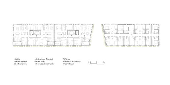 Barkow Leibinger, Hotel, Wohnhaus, Vauban, grnes Haus, Nachhaltigkeit, nachhaltiges bauen, Zooey Braun, Frank Barkow, Regine Leibinger, Holzfassade, Holz, Fassadenbewuchs, Weinranken, Ina Reinecke, Green City Hotel, Freiburg, Paula-Modersohn-Platz, Western Red Cedar,