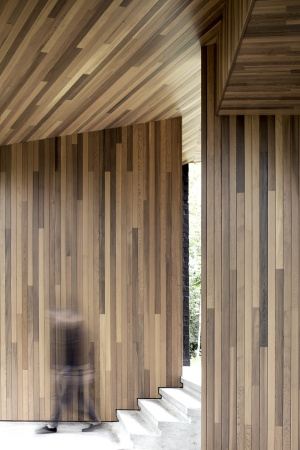 L'eran; The Screen; Alain Carle architecte; Montreal; Quebec; Saint Victor; See, Lake; Haus am See; House by the lake; brick; painted black; black brick; Rotzeder; Wentworth Nord; Einfamilienhaus; Family Home; Architektur; architecture, Adrien Williams