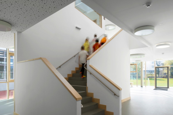 Bundesgymnasium Zehnergasse, Wiener Neustadt, Schulerweiterung, Gabu Heindl, school extension, Vienna