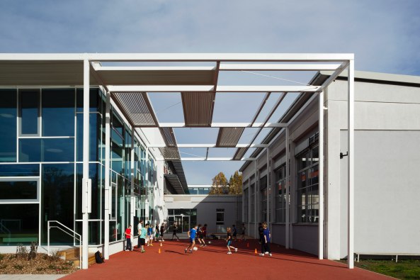 Bundesgymnasium Zehnergasse, Wiener Neustadt, Schulerweiterung, Gabu Heindl, school extension, Vienna
