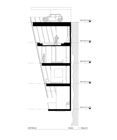 Modscape, Cliff House, Victoria, Indian Ocean, indischer Ozean, Wochenendhaus, Ferienhaus, James Bond, Glas, Hängepartie, Suspension, Stahl, Konzept, Rendering, Plan, Idee, Mini, Werbung