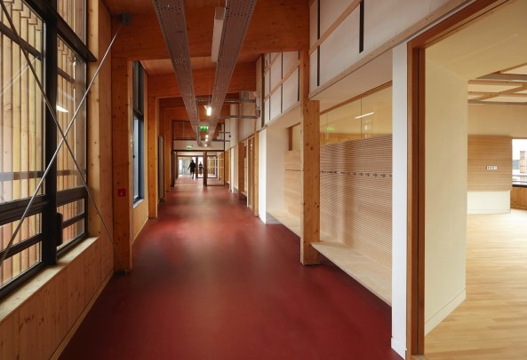 DFA Dietmar Feichtinger, Schulzentrum Albert Camus, Coulaines, Holz, school centre, wood, timber