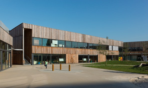 DFA Dietmar Feichtinger, Schulzentrum Albert Camus, Coulaines, Holz, school centre, wood, timber