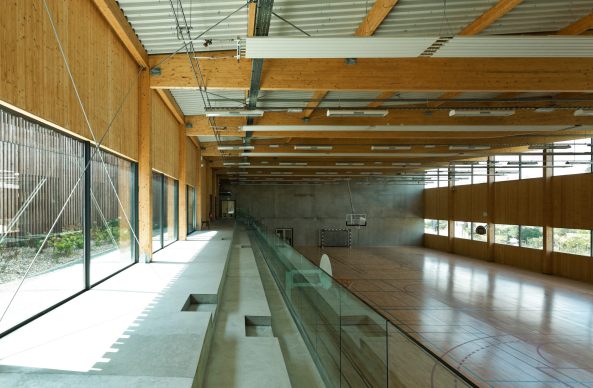 DFA Dietmar Feichtinger, Schulzentrum Albert Camus, Coulaines, Holz, school centre, wood, timber