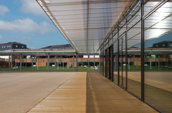 DFA Dietmar Feichtinger, Schulzentrum Albert Camus, Coulaines, Holz, school centre, wood, timber