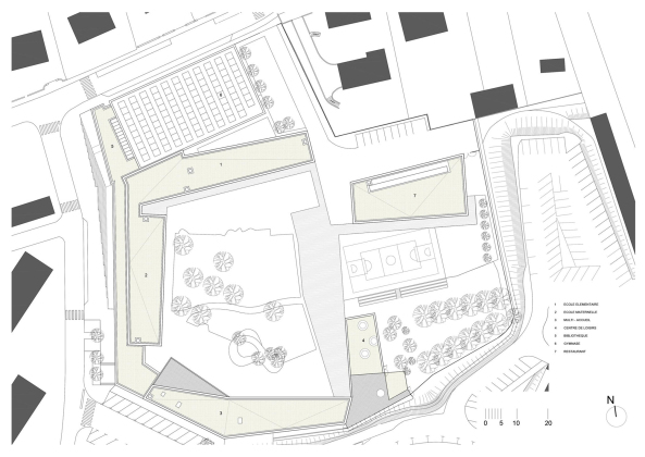DFA Dietmar Feichtinger, Schulzentrum Albert Camus, Coulaines, Holz, school centre, wood, timber