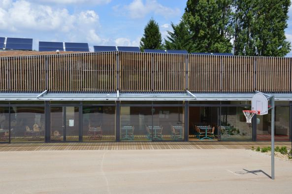 DFA Dietmar Feichtinger, Schulzentrum Albert Camus, Coulaines, Holz, school centre, wood, timber