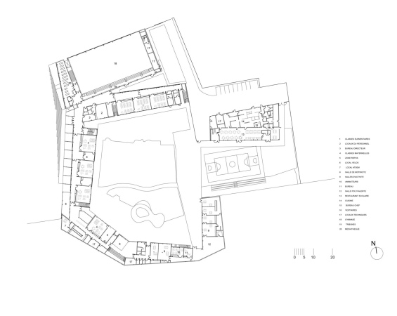 DFA Dietmar Feichtinger, Schulzentrum Albert Camus, Coulaines, Holz, school centre, wood, timber