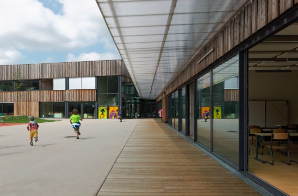 DFA Dietmar Feichtinger, Schulzentrum Albert Camus, Coulaines, Holz, school centre, wood, timber