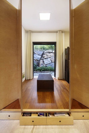 studio_GAON, Gapyeong, Gyeongki-do, Wohnhaus, housing, Sdkorea, House of Respect and Happiness, Einfamilienhaus, Bibliothek, Berglandschaft, Dachausbau, Beton, Stein