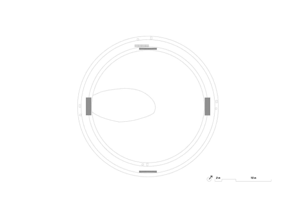 Johnston Marklee, Solo Houses, Cretas, Matarraa, Ferienhuser in Spanien, Round House, Christian Bourdais, Office KGDVS, Didier Faustino, MOS Architects , Sou Fujimoto, Ferienhaus, Minimalismus, Primrform, Kreis, Wiese, Beton, Glas, Moderne