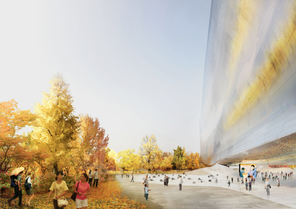 Peking, China, Jean Nouvel, Kunstmuseum, Beijing, National Art Museum of China, Kultur, culture, Ming Era, Museum, Ausstellung, Galerie, gallery, Forschung, Bildung, research, education center, Hrsaal, ffentlicher Raum, ffentlicher Platz, public space, Transparenz, Luftigkeit, light structure