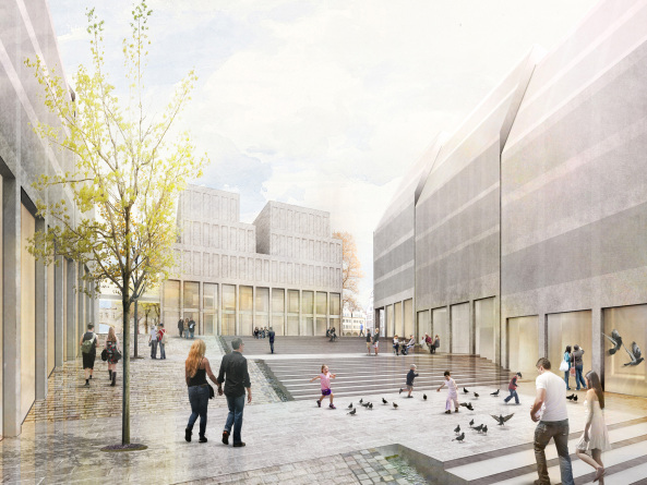 Rostock, stdtebaulicher Ideenwettbewerb, Neuer Markt Rostock, Quartierentwicklung, SMAQ, DE+ Architekten, Hbotter Strken, Am Vogelsang, Kleine Wasserstrae,  Verkhehrskonzept, Freiflchengestaltung, Sanierung, Stadterneuerung, Stadtentwicklung, Wohnungsbau, Quartiersplanung, urban planning, competition, urban regeneration