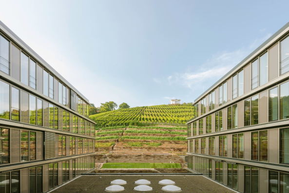 IHK-Zentrale, Stuttgart, Jgerstrae, Weinberg, vineyard, wulf architekten
