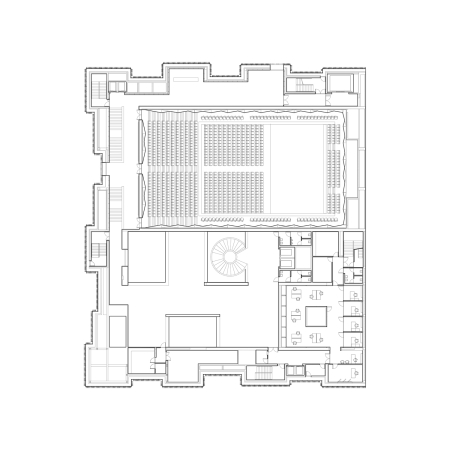 Philharmonie, Stettin, Sczeczin, Barozzi Veiga, philharmony, music theatre, architecture in poland, Architektur in Polen, Simon Menges, Radek Kurzaj, construction site, concert hall, Konzerthaus in Stettin, Lichtbox, Konzertsaal, Philharmonie, Glas, Treppe, Kammermusiksaal, Black Box, zweischalige Glasfassade, Fabrizio Barozzi , Alberto Veiga, PHILHARMONIC HALL, Szcecin, Poland, STUDIO A4, Accoustics, Akustik, Baunetz, uncube, Konzert, Musik, Fassade