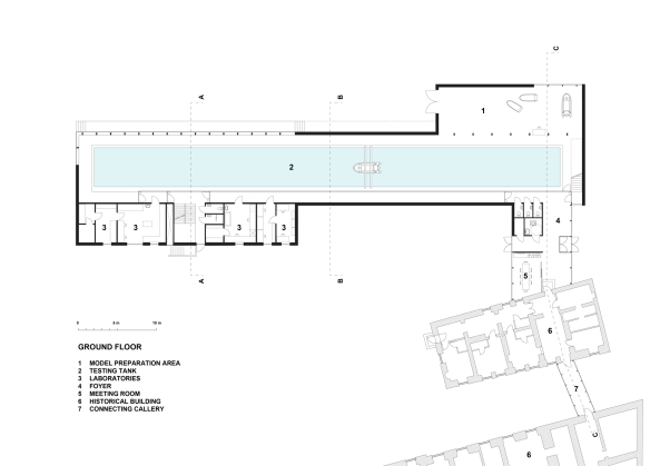 Schleppkanal, Estland, b210 architects, Saaremaa, Seefahrt, Forschung, seafare, research, Tallinn University of Technology Kuressaare College Small Craft Competence Centre Towing Tank and Workshops Building, towing tank,
